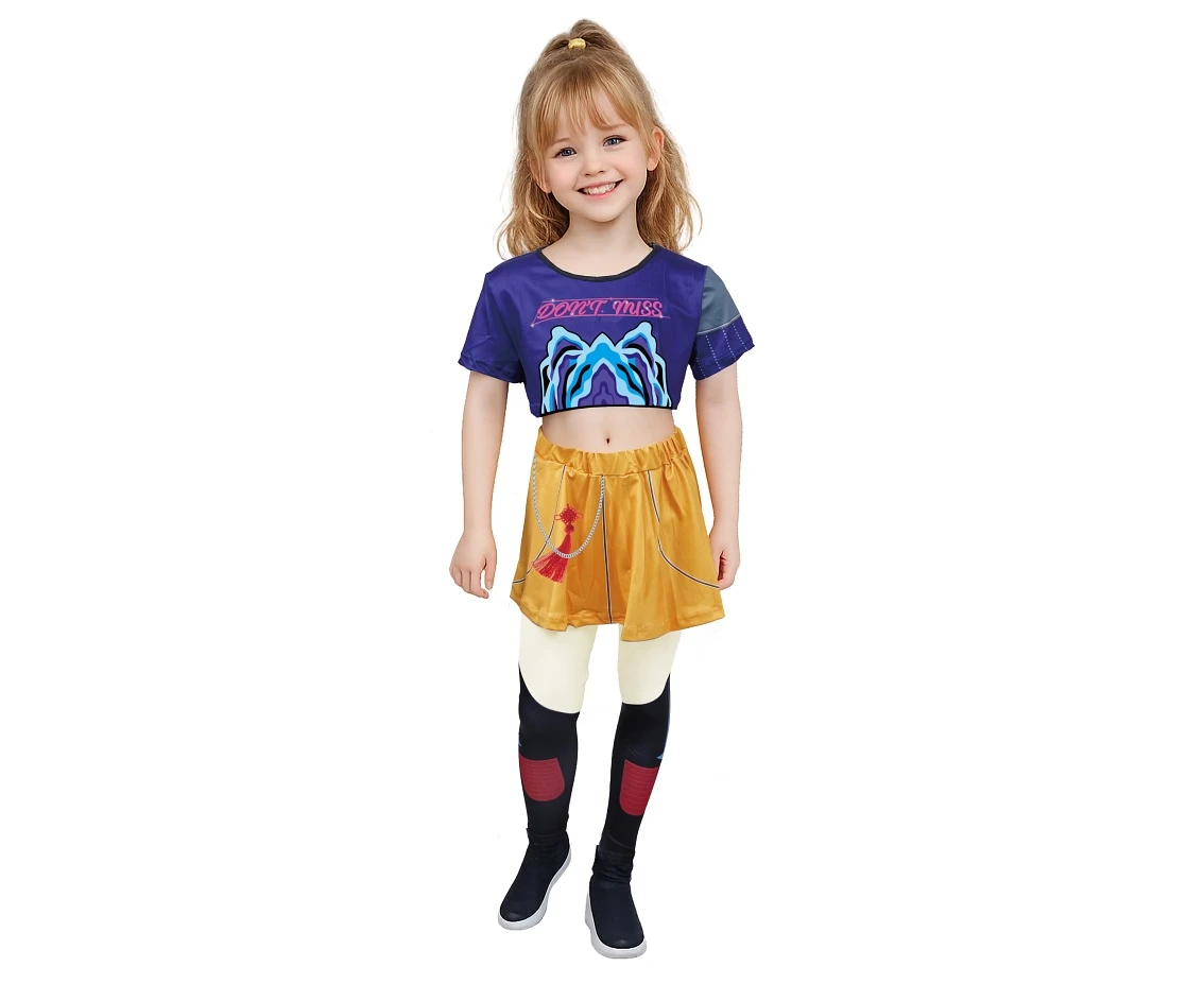 Role play-set for kids KPOP Singer Mira (leggings with skirt, top) size 110/120 cm